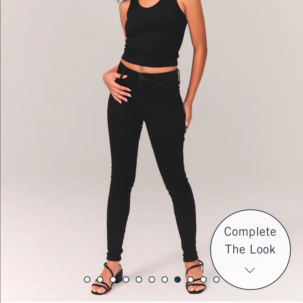 Abercrombie high rise jean legging